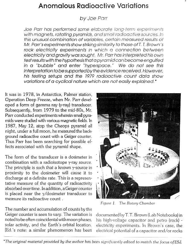 Electric Spacecraft Journal Page 1