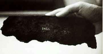 Iron plate found in the Great Pyramid