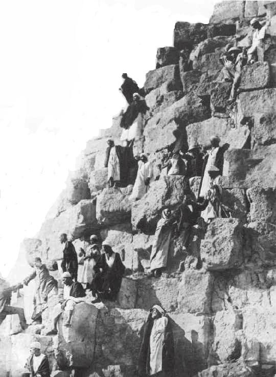 Descending the Great Pyramid
