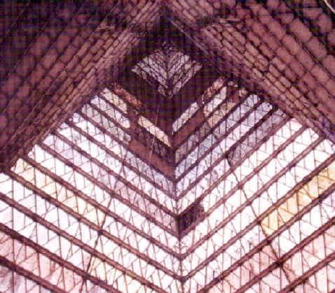 Inside the 44M Pyramid looking up