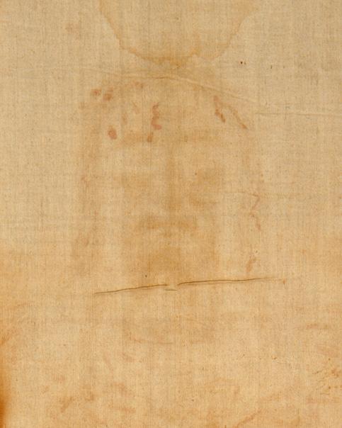 Face close-up - negative image