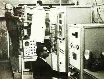 Cosmic ray probe set up in the pyramid