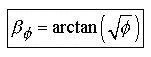 Phi proportion equation
