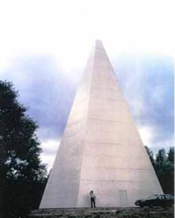 Russian pyramid exterior