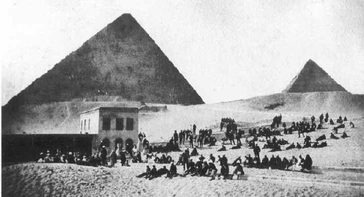 Troops before the Pyramids
